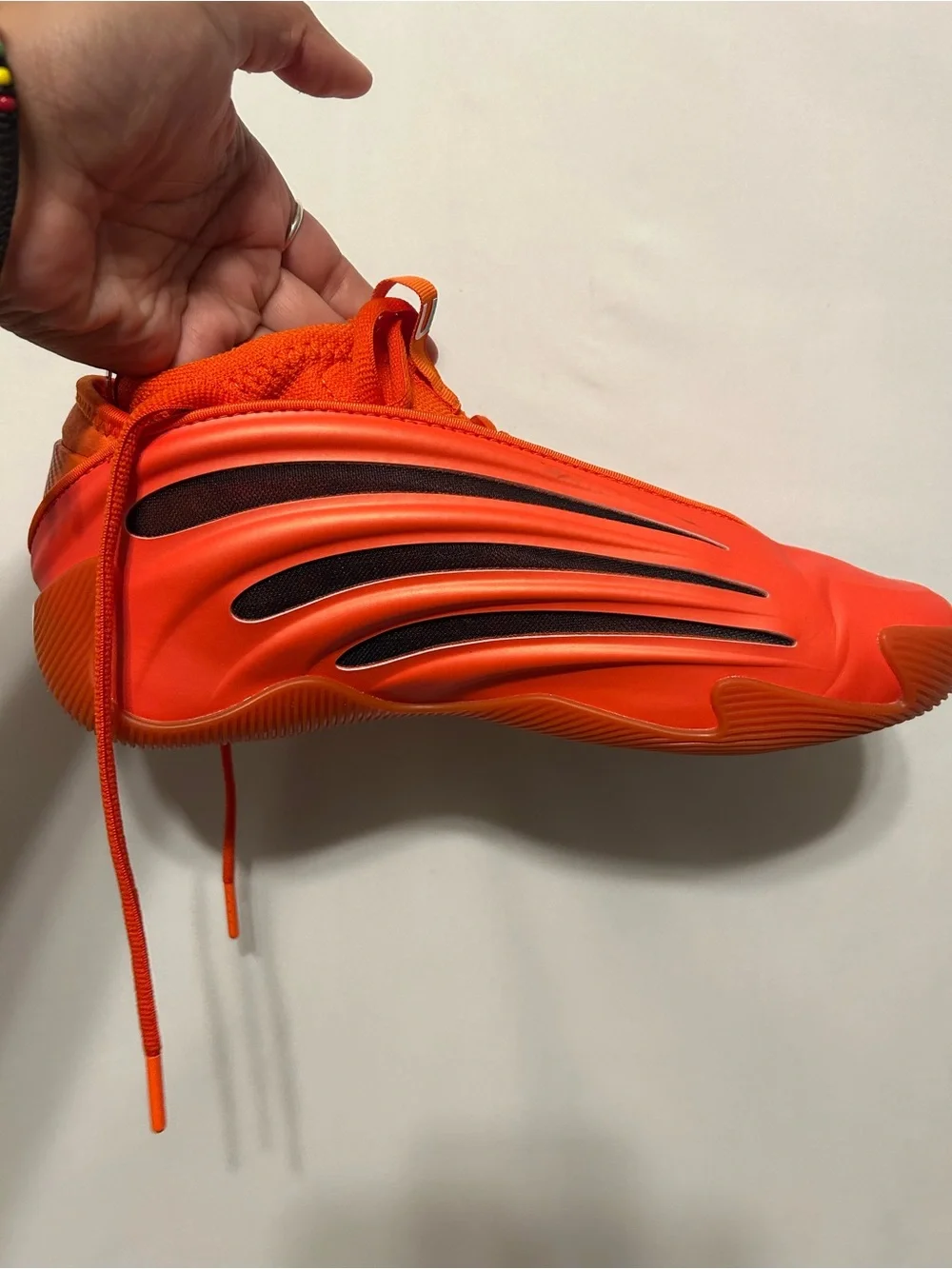 University of Miami Adidas Harden Basketball Sneakers